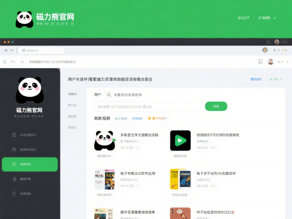 磁力熊猫官网以其精准的资源搜索能力和多类